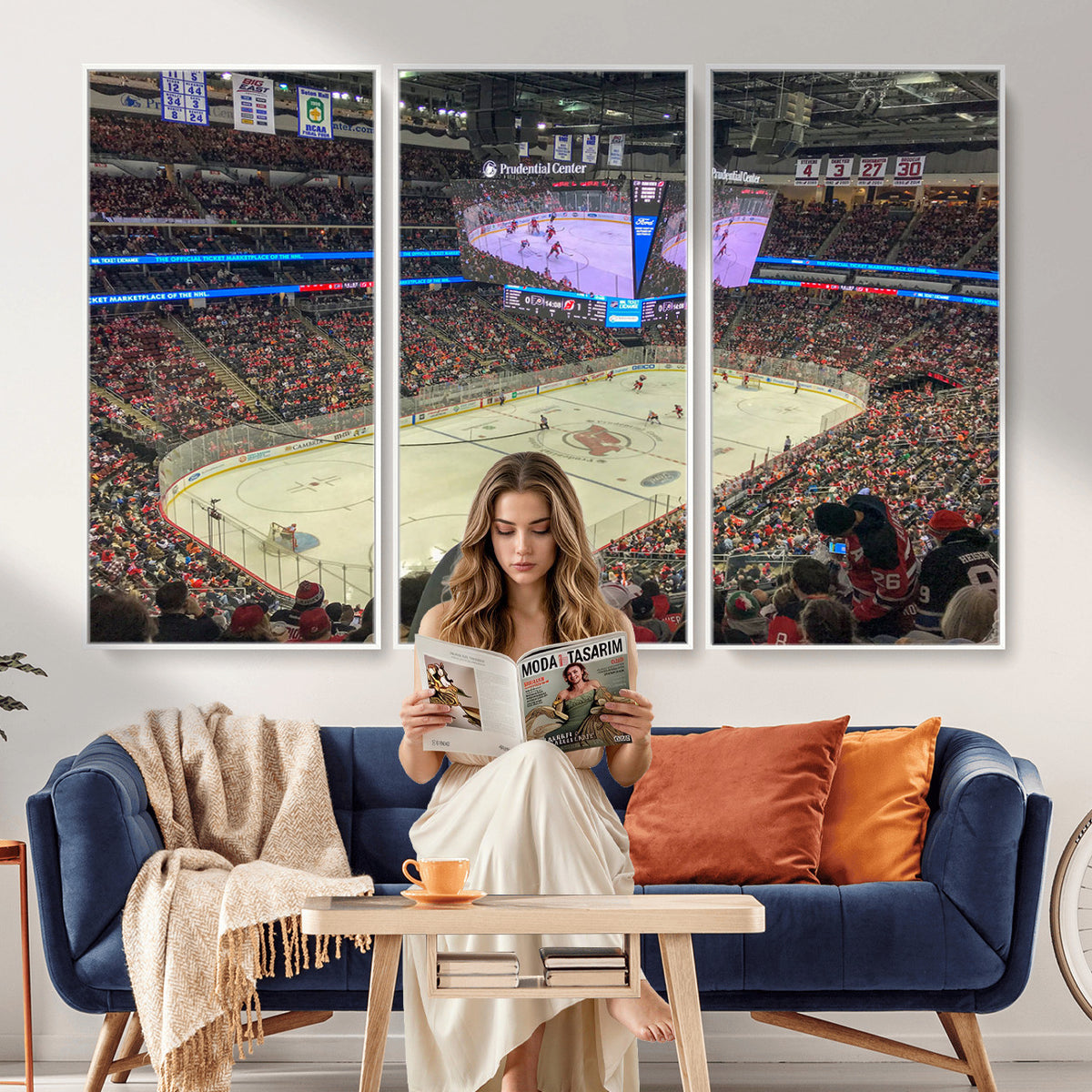 29638-MGV-CV-36X24 - Prudential Center Newark New Jersey Devils Hockey Stadium