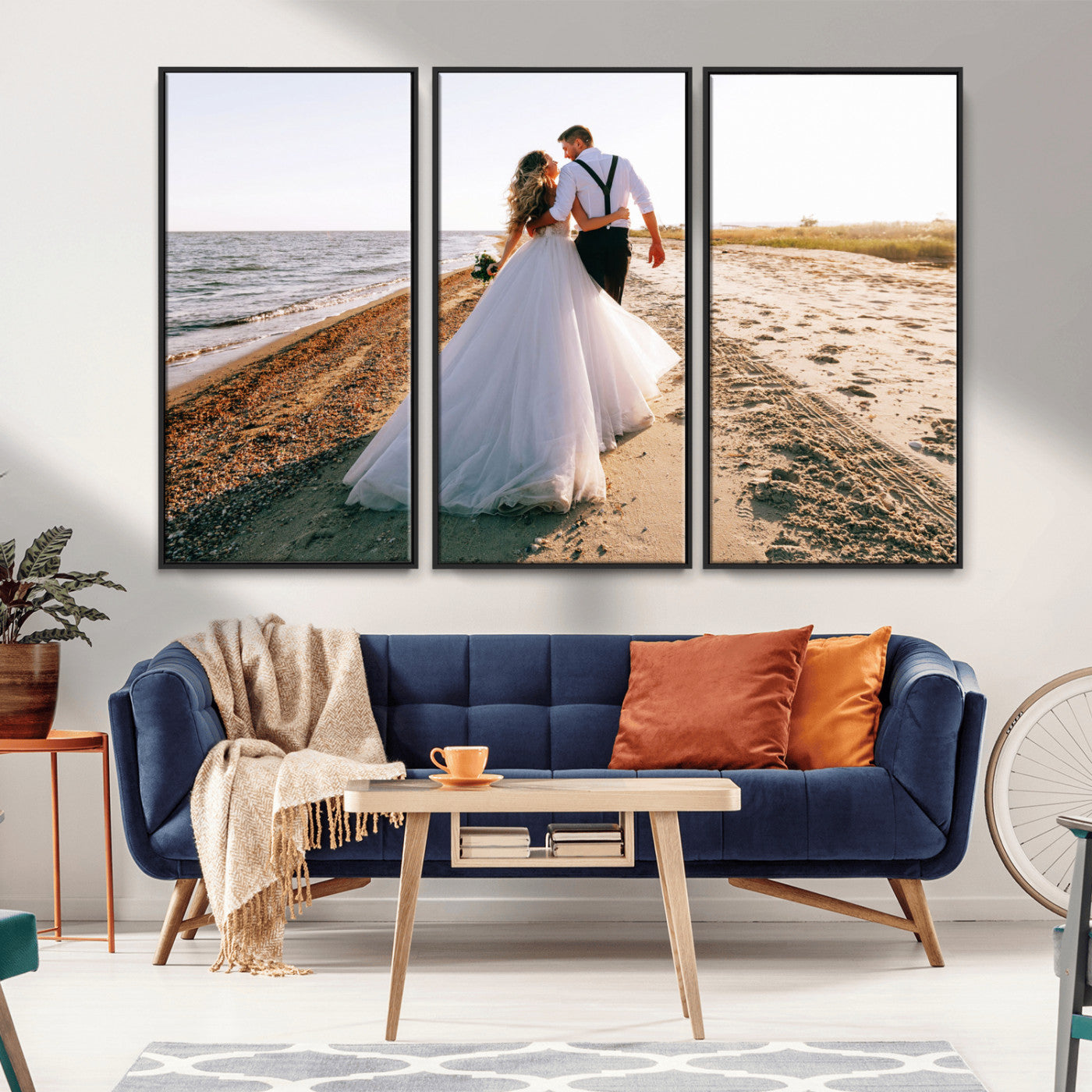 CSTM6030-MGV-FC-48X32-3P_Black-Personalized Custom Photo Print - Customize Wall Art for Home Decor Wall Art Print, Create Your Own