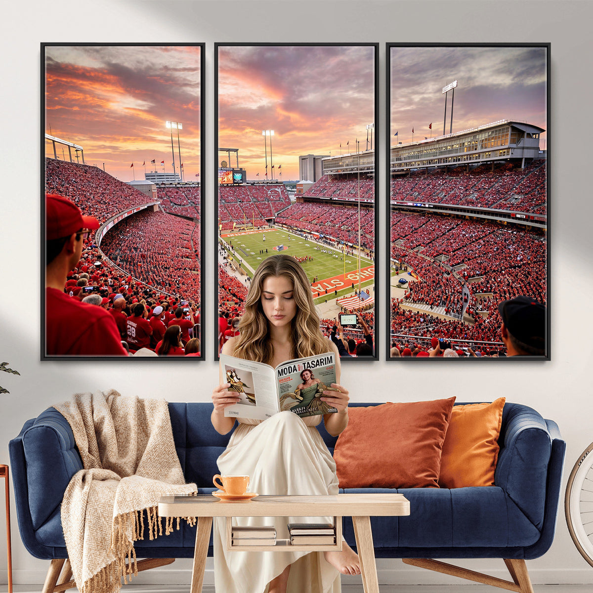 94754966-MGV-CV-36X24 - Stadium Wall Art Canvas Print