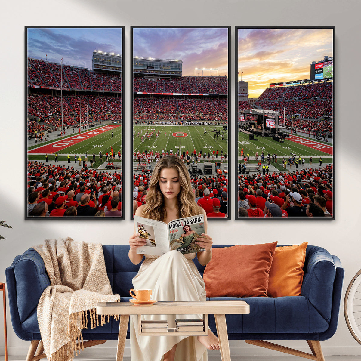 23196993-MGV-CV-36X24 - Stadium Wall Art Canvas Print