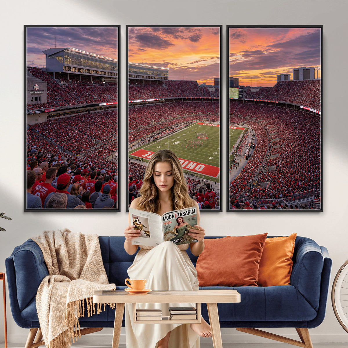 95137596-MGV-CV-36X24 - Stadium Wall Art Canvas Print