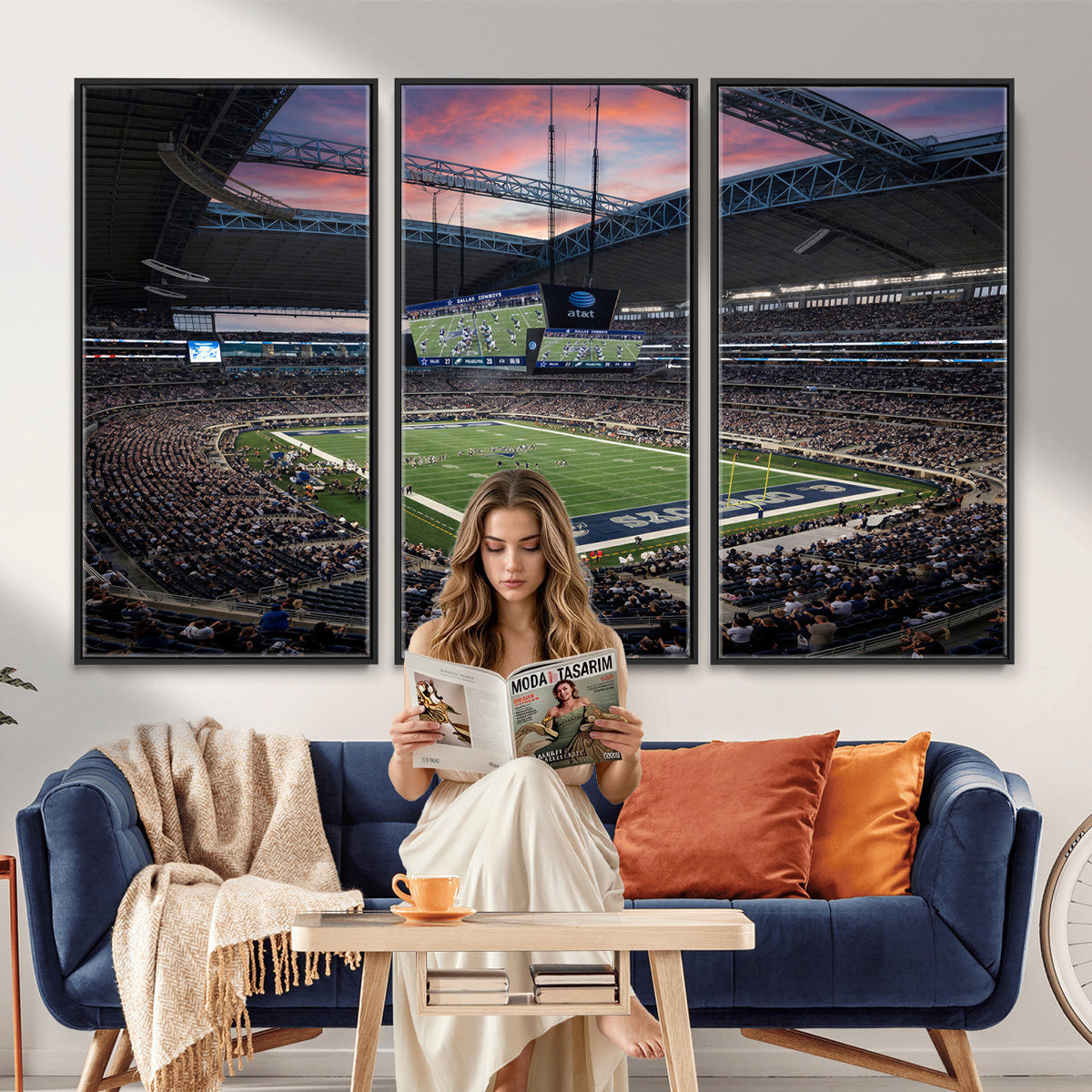 11530179-MGV-CV-36X24 - Stadium Wall Art Canvas Print