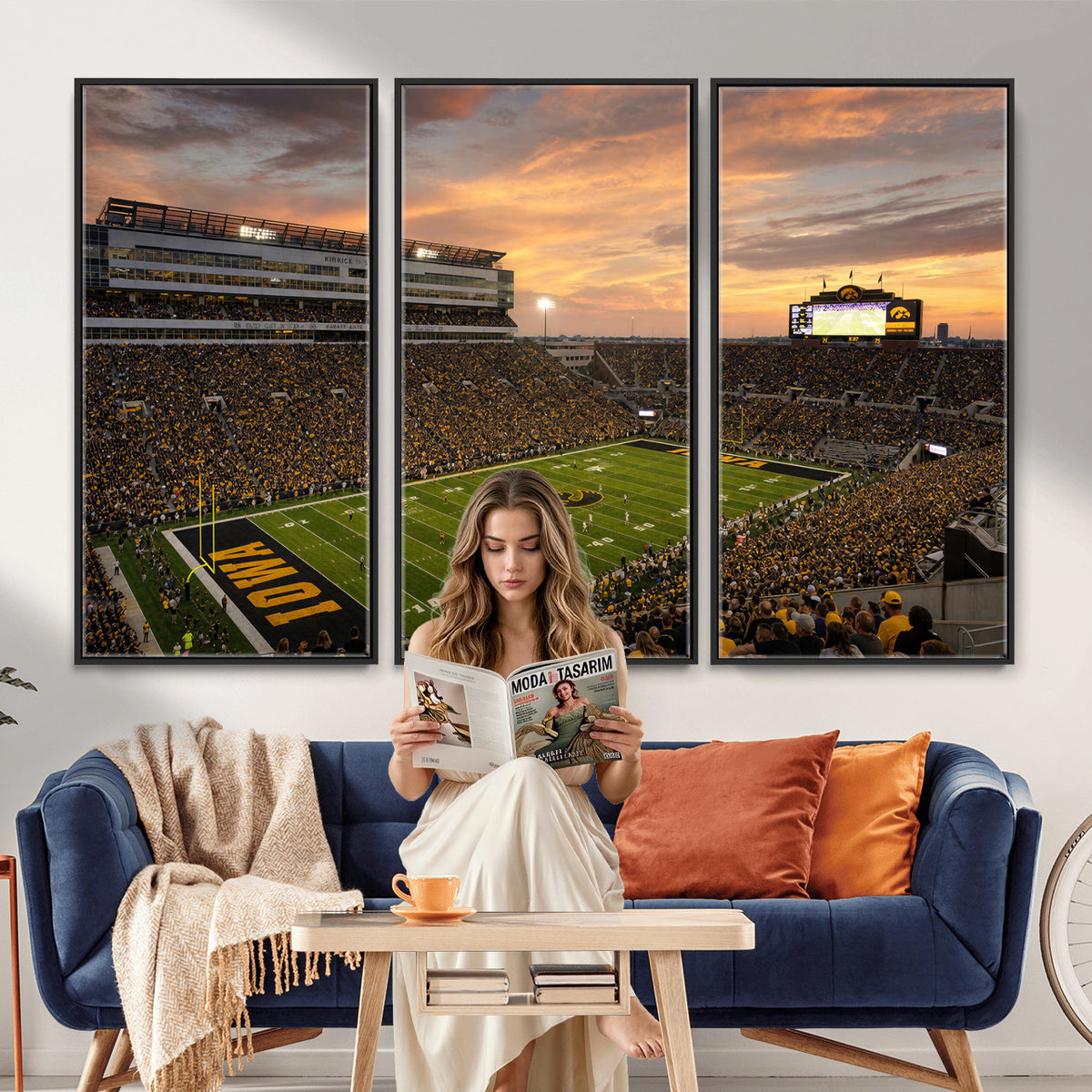 84993181-MGV-CV-36X24 - Stadium Wall Art Canvas Print
