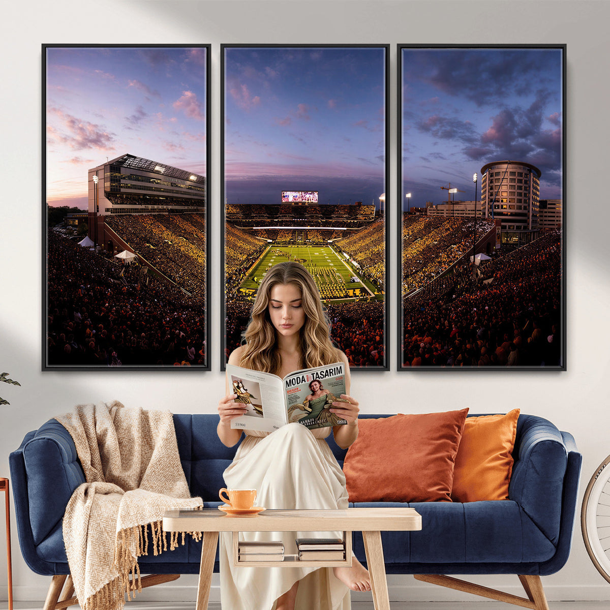 49683861-MGV-CV-36X24 - Stadium Wall Art Canvas Print