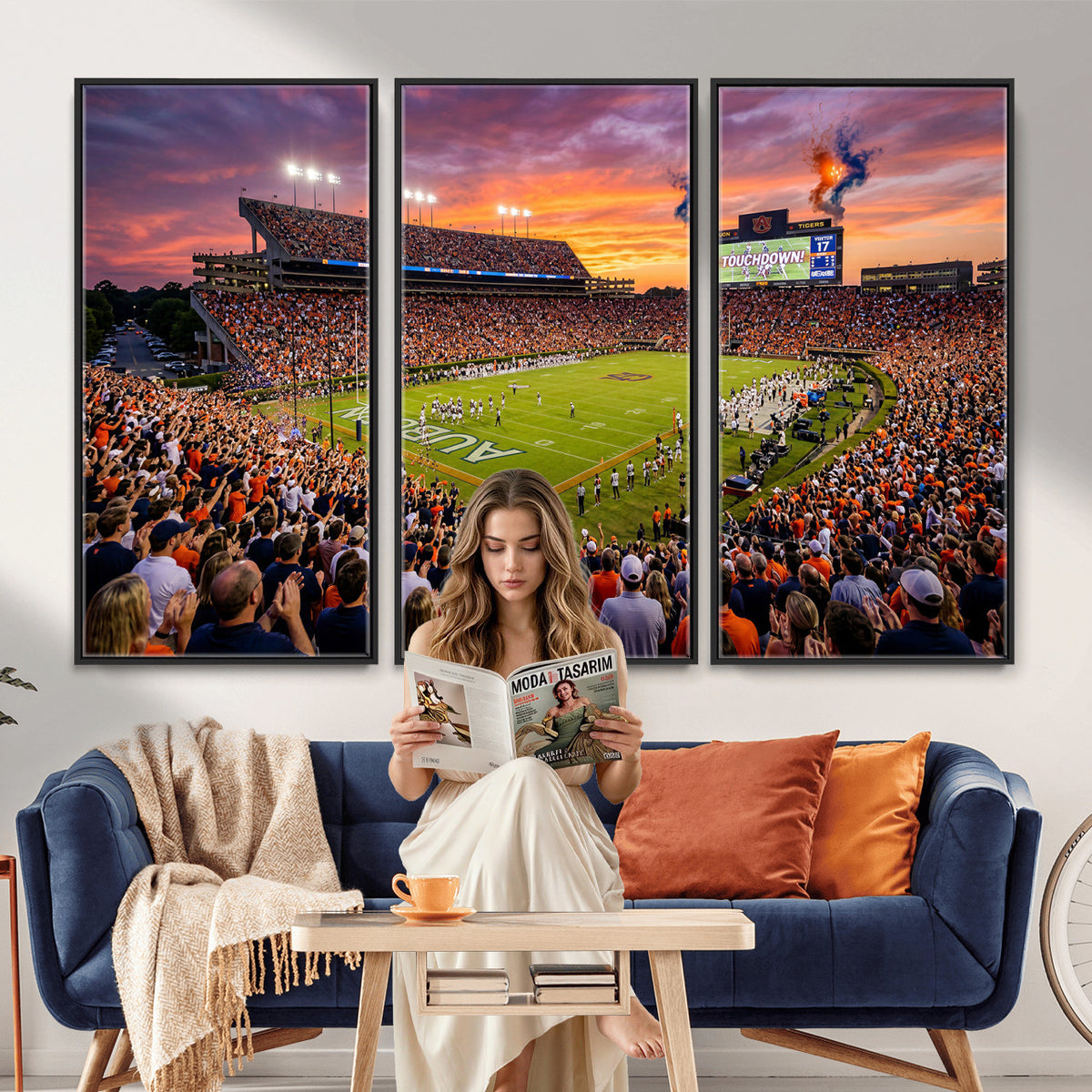 77756715-MGV-CV-36X24 - Stadium Wall Art Canvas Print