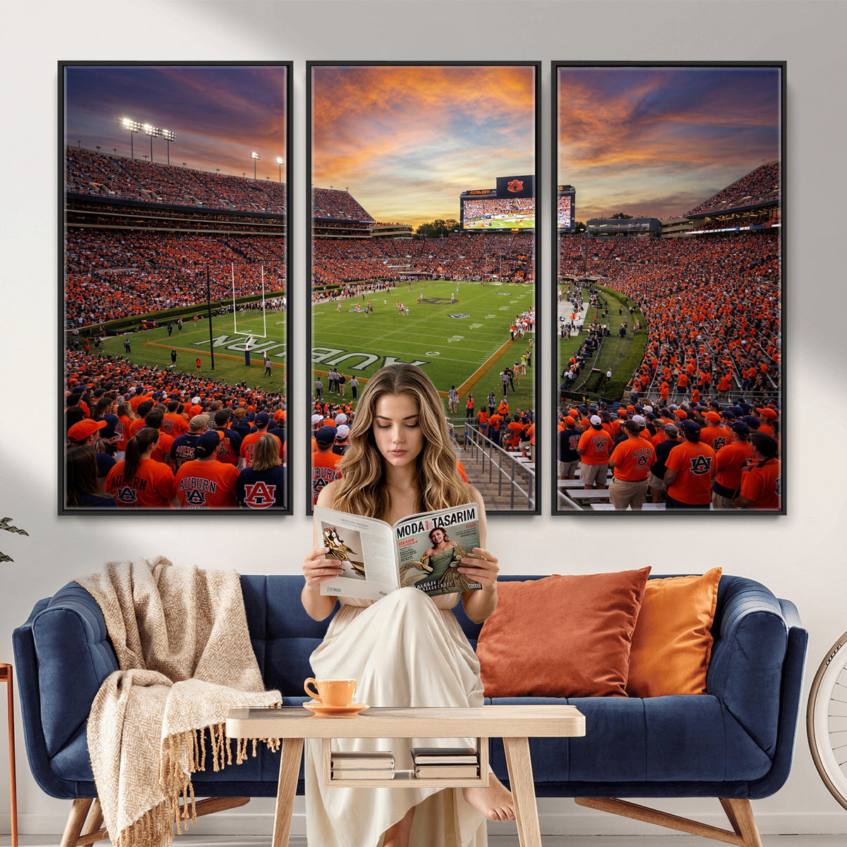 46347891-MGV-CV-36X24 - Stadium Wall Art Canvas Print