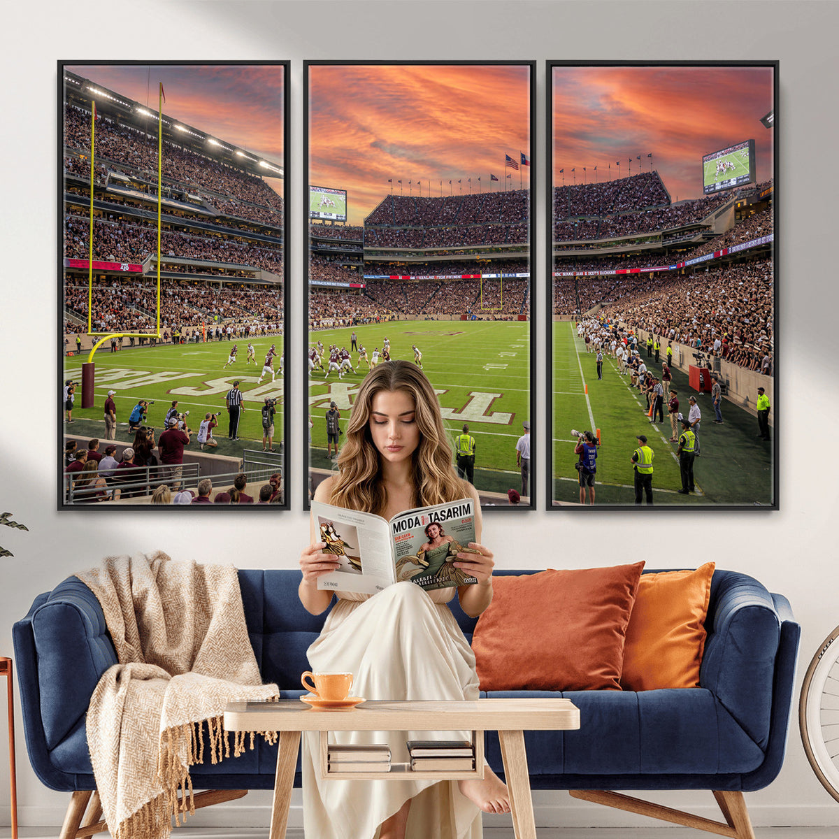 80055809-MGV-CV-36X24 - Stadium Wall Art Canvas Print
