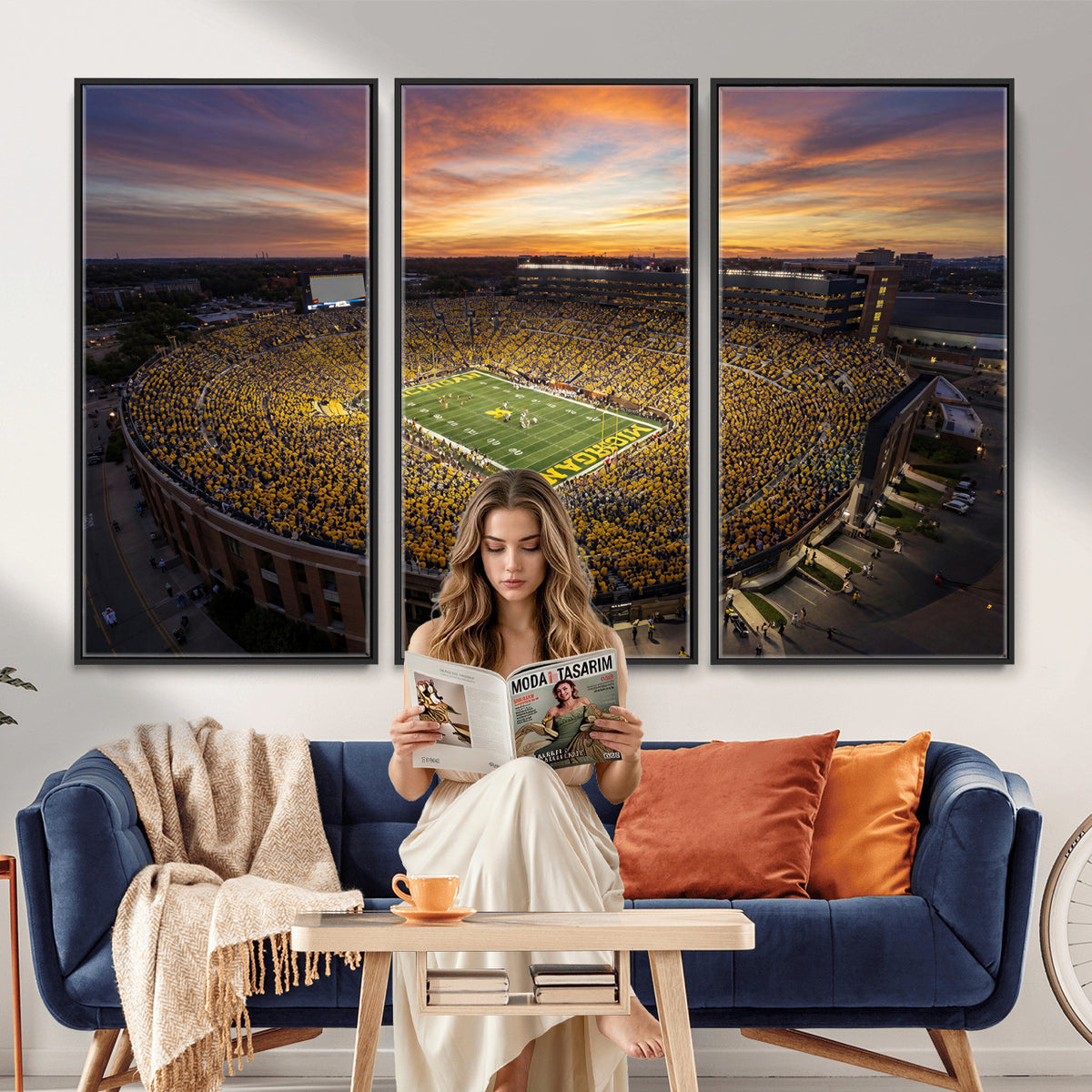64902586-MGV-CV-36X24 - Stadium Wall Art Canvas Print