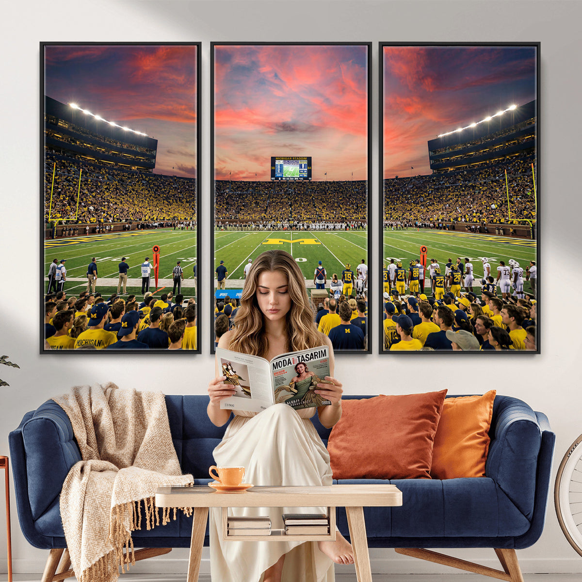 47185949-MGV-CV-36X24 - Stadium Wall Art Canvas Print