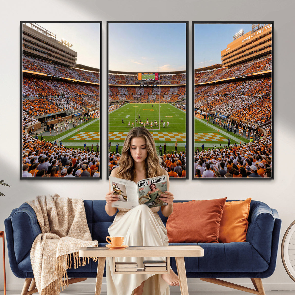 74509135-MGV-CV-36X24 - Stadium Wall Art Canvas Print