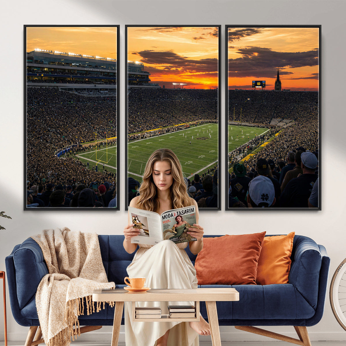 73585402-MGV-CV-36X24 - Stadium Wall Art Canvas Print