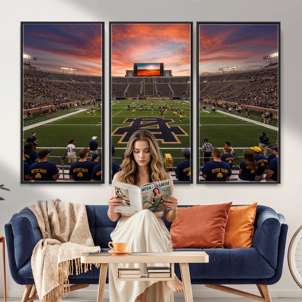 75411323-MGV-CV-36X24 - Stadium Wall Art Canvas Print