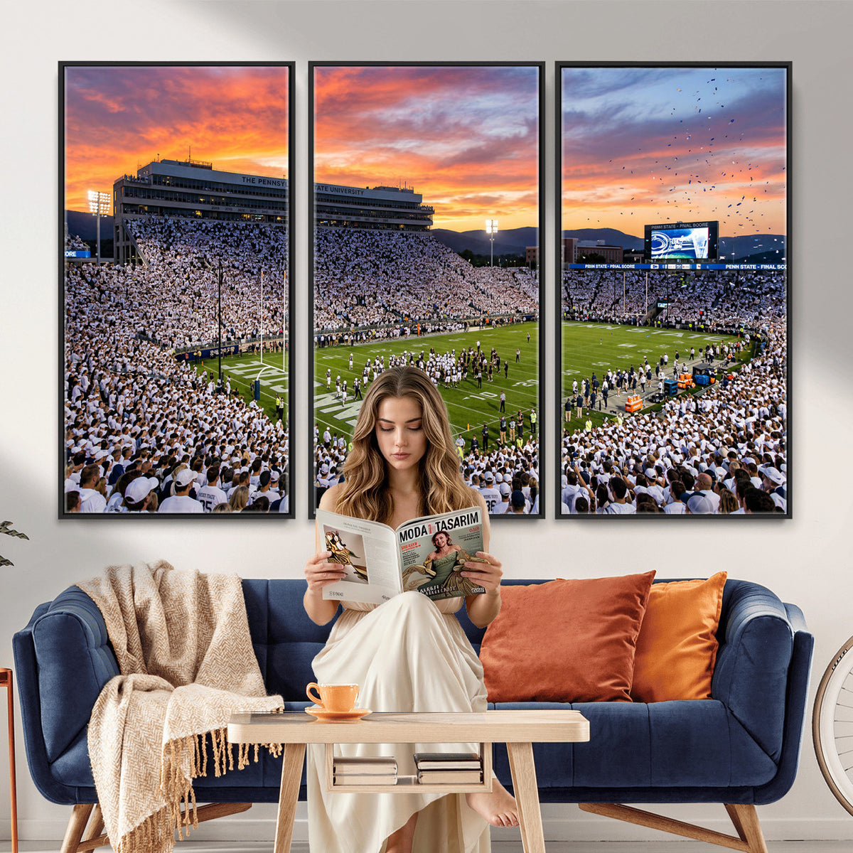 73603863-MGV-CV-36X24 - Stadium Wall Art Canvas Print