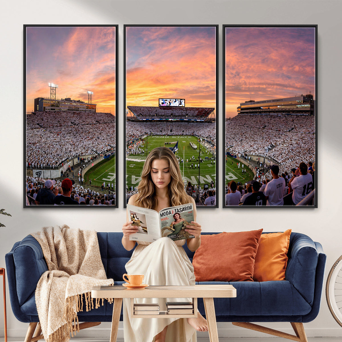 53161432-MGV-CV-36X24 - Stadium Wall Art Canvas Print
