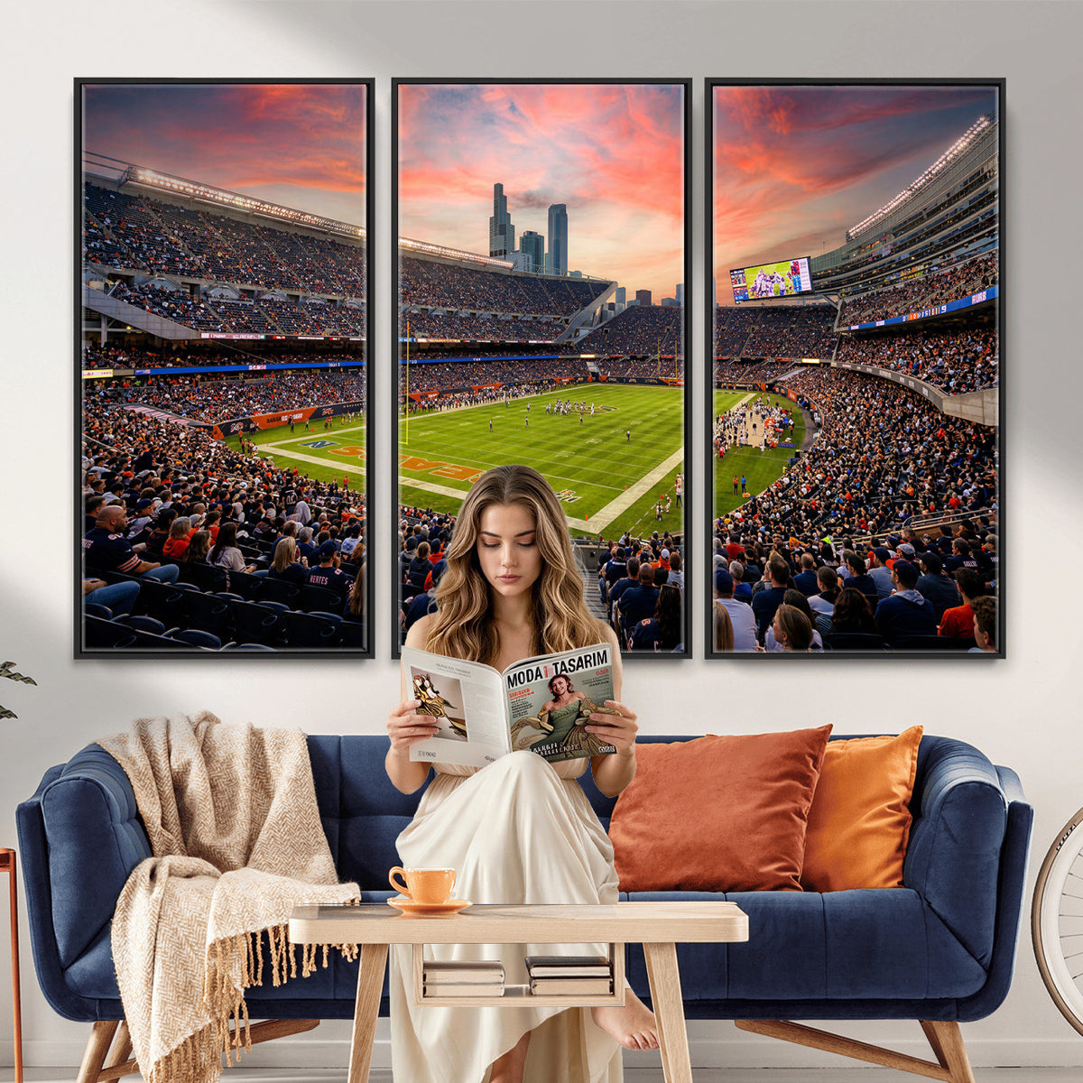 38873544-MGV-CV-36X24 - Stadium Wall Art Canvas Print