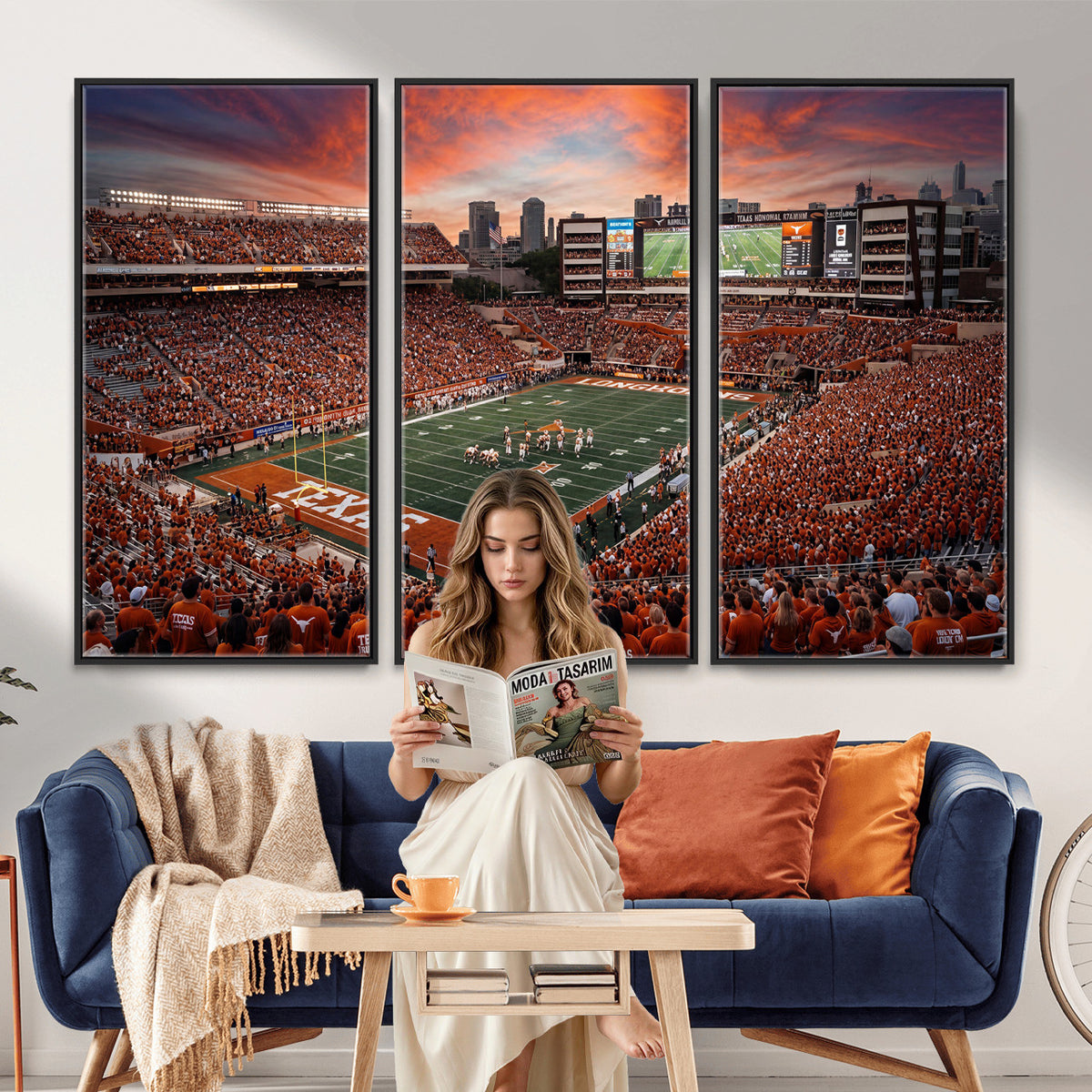 68564193-MGV-CV-36X24 - Stadium Wall Art Canvas Print
