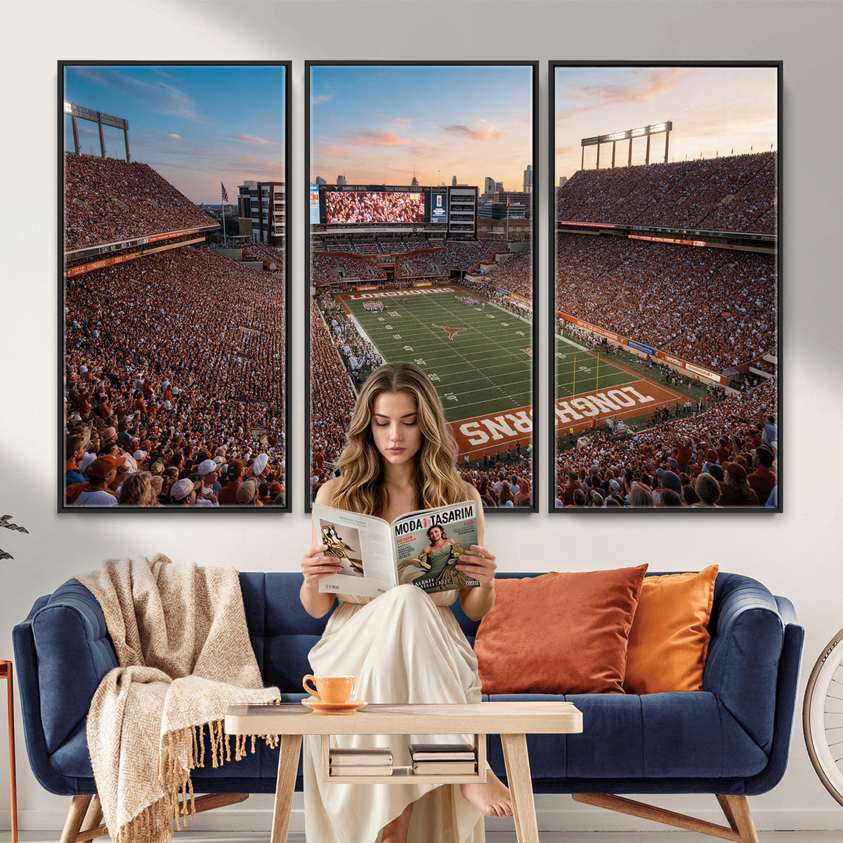 41187139-MGV-CV-36X24 - Stadium Wall Art Canvas Print