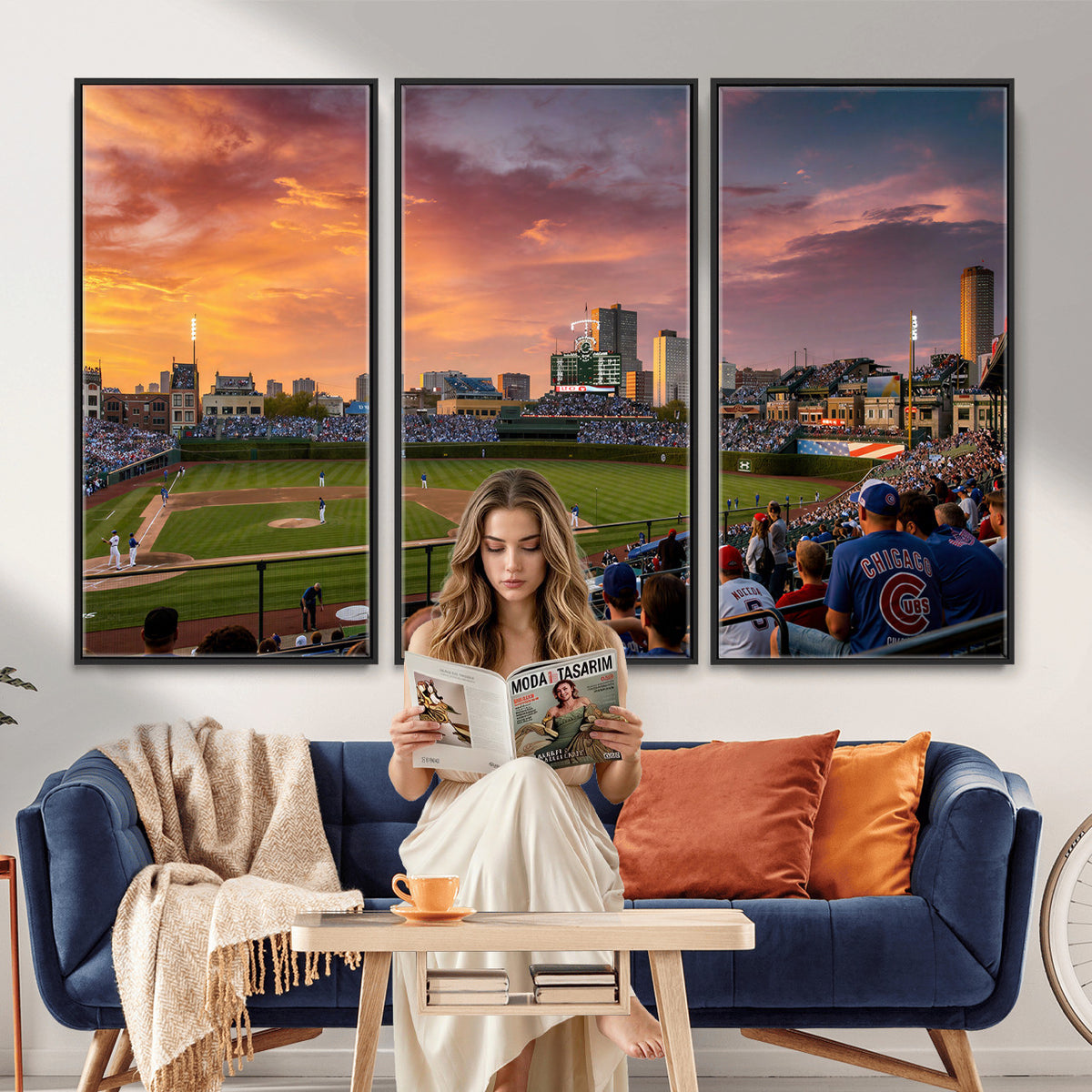 94073020-MGV-CV-36X24 - Stadium Wall Art Canvas Print