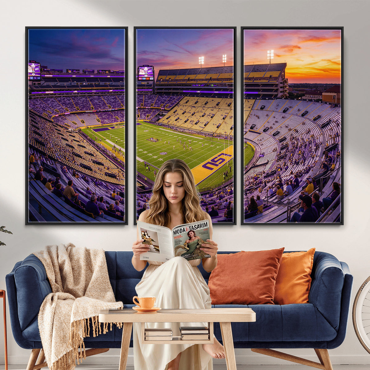 21378512-MGV-CV-36X24 - Stadium Wall Art Canvas Print