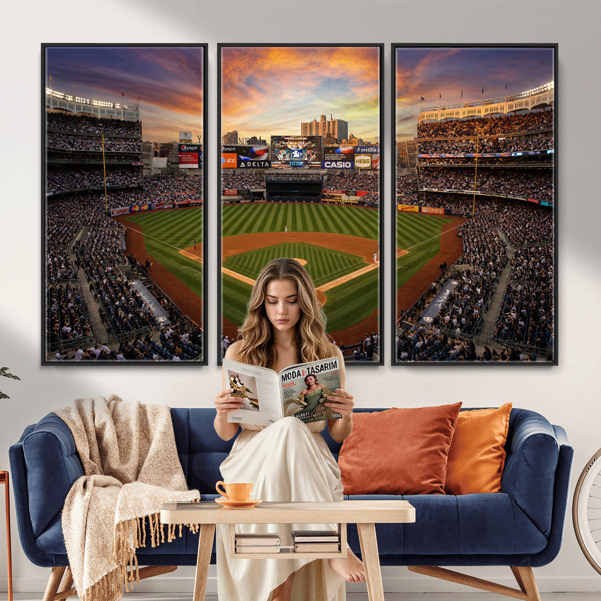 71157927-MGV-CV-36X24 - Stadium Wall Art Canvas Print