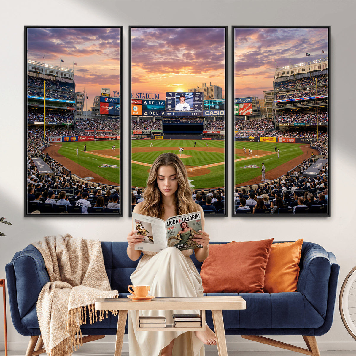 26297292-MGV-CV-36X24 - Stadium Wall Art Canvas Print