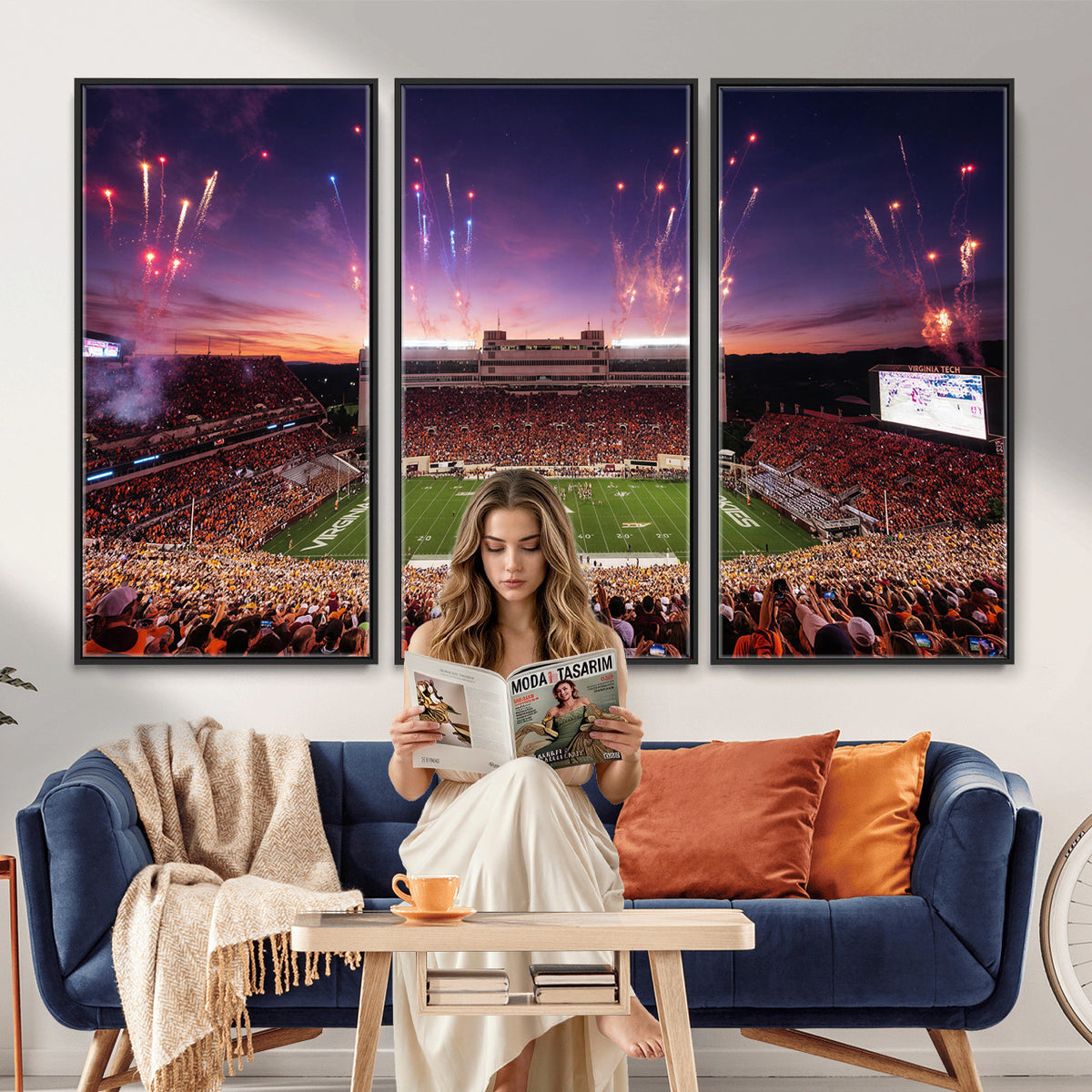 60785214-MGV-CV-36X24 - Stadium Wall Art Canvas Print