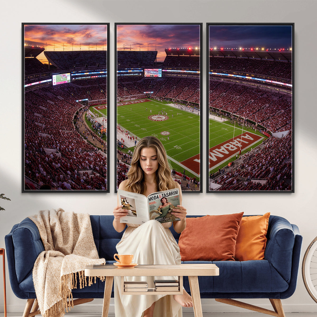 59537492-MGV-CV-36X24 - Stadium Wall Art Canvas Print