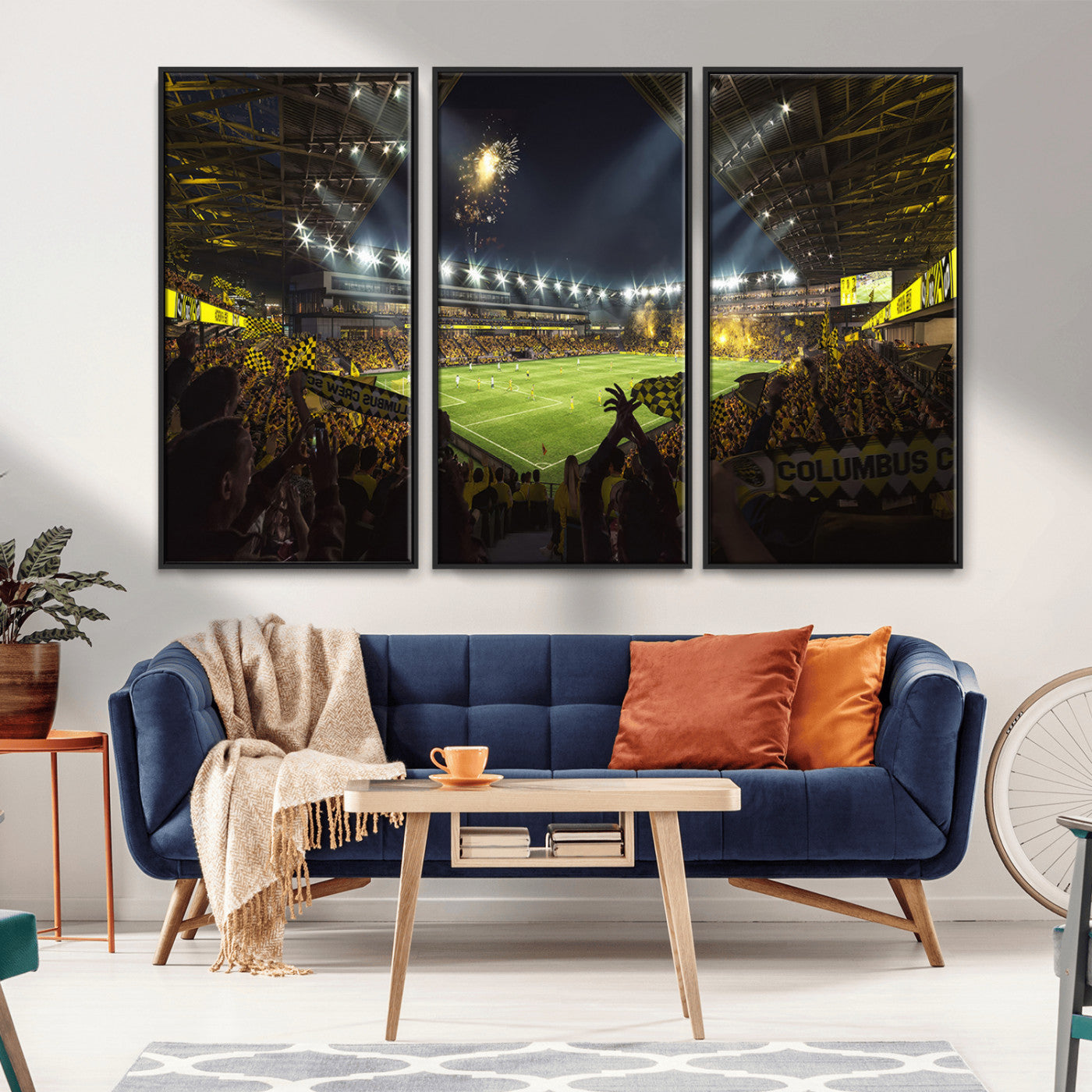 MGV-FC-48X32-3P - Columbus Crew Soccer Team Print - Columbus Crew Stadium Wall Art Canvas Print