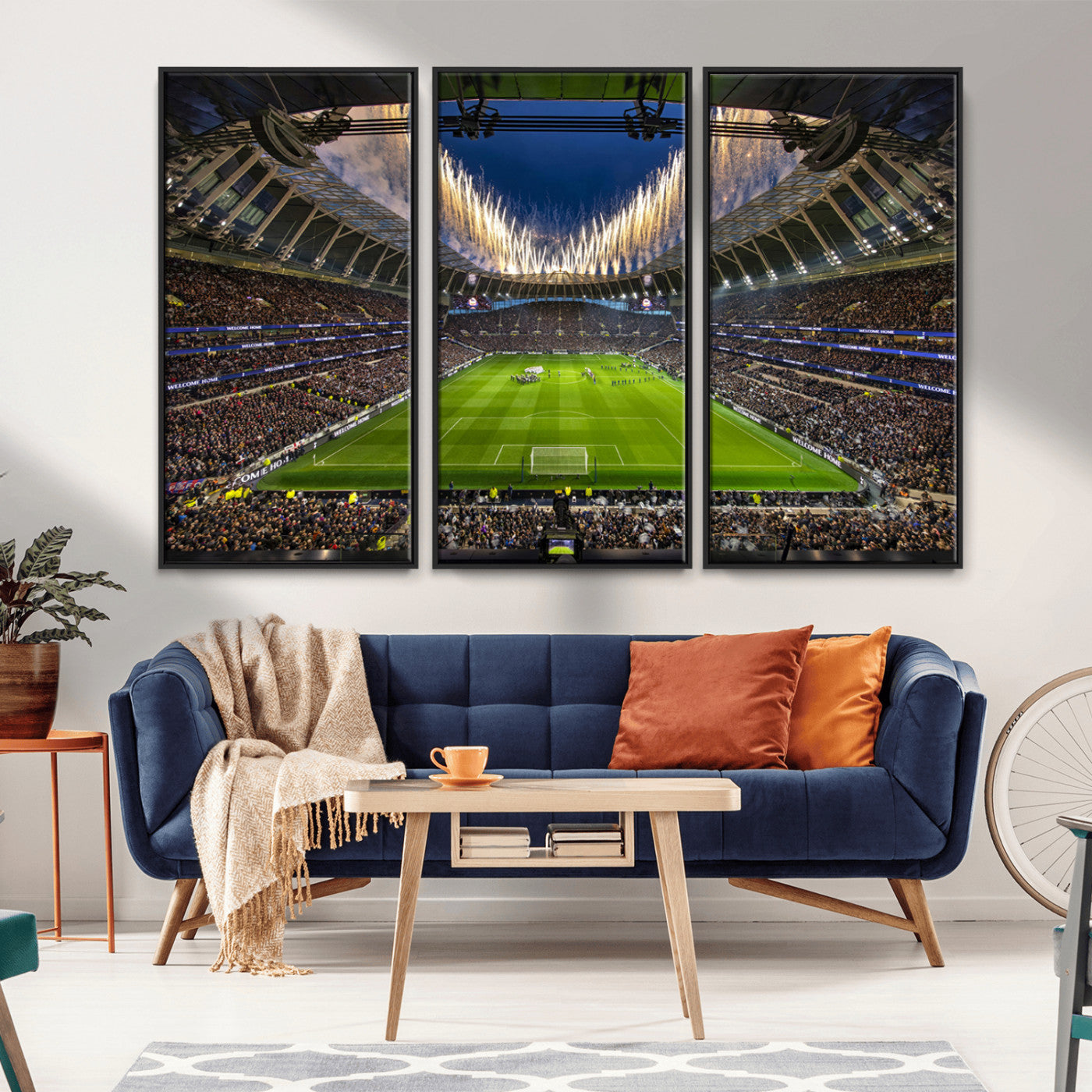MGV-FC-48X32-3P - Tottenham Hotspur Football Team Print - London Tottenham Hotspur Stadium Wall Art Canvas Print