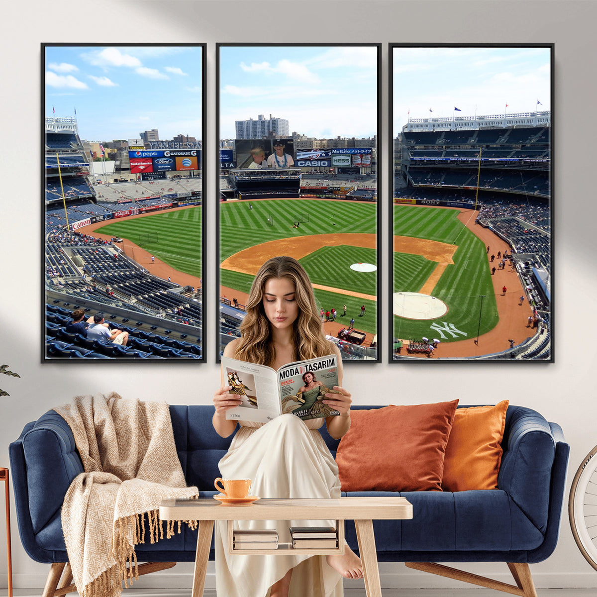 98047-MGV-CV-36X24 - Buffalo Bills Stadium Wall Art, Buffalo Bills Decor, NFL Fan Gift