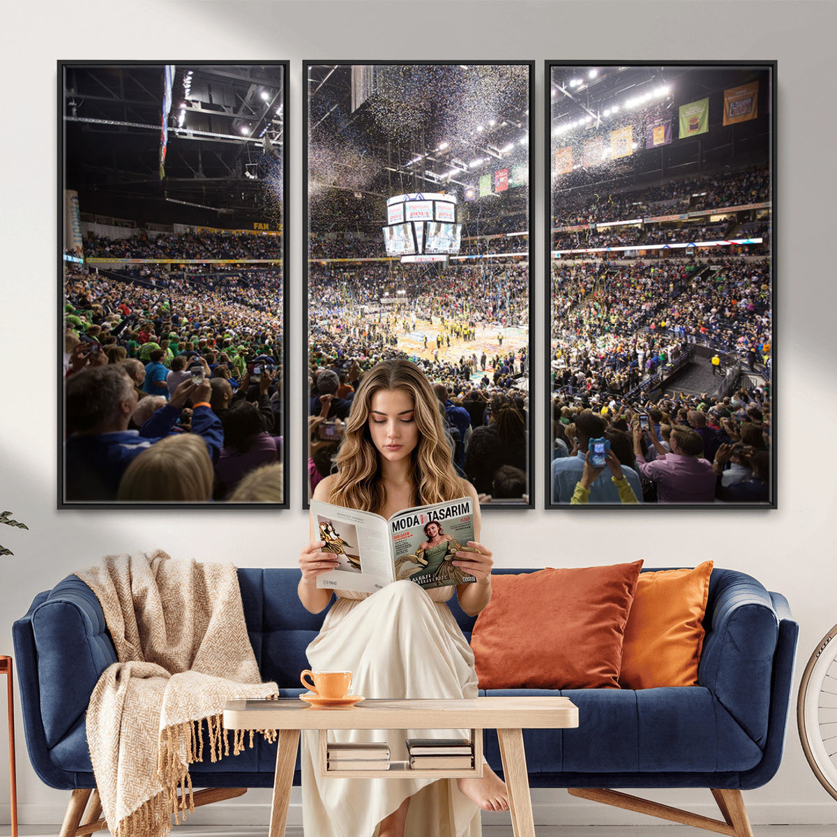 66251-MGV-CV-36X24 - Bridgestone Arena Wall Art Canvas, Nashville Predators