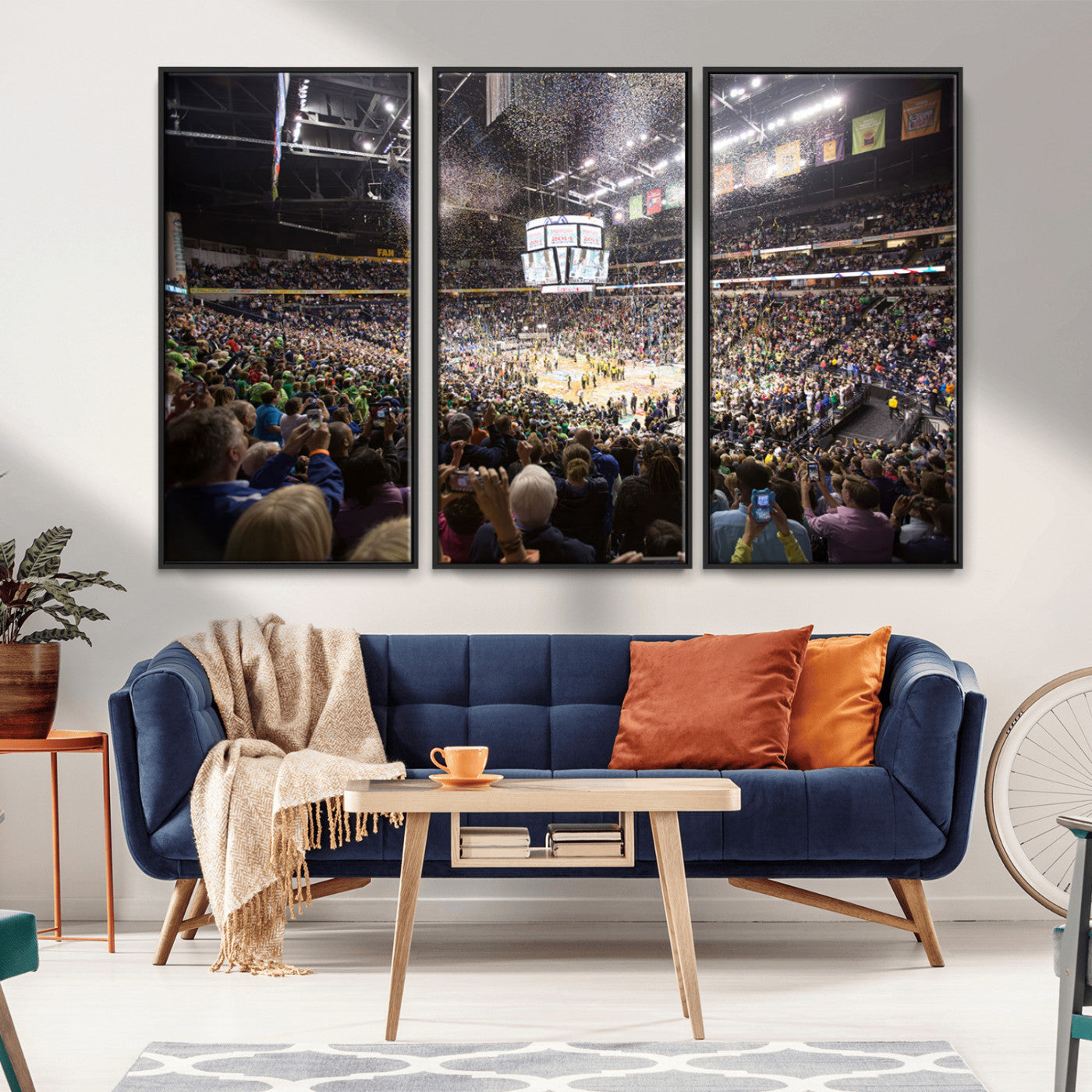 MGV-FC-48X32-3P - Bridgestone Arena Wall Art Canvas | Nashville Predators Hockey Team Print | Canvas Print | Ready to