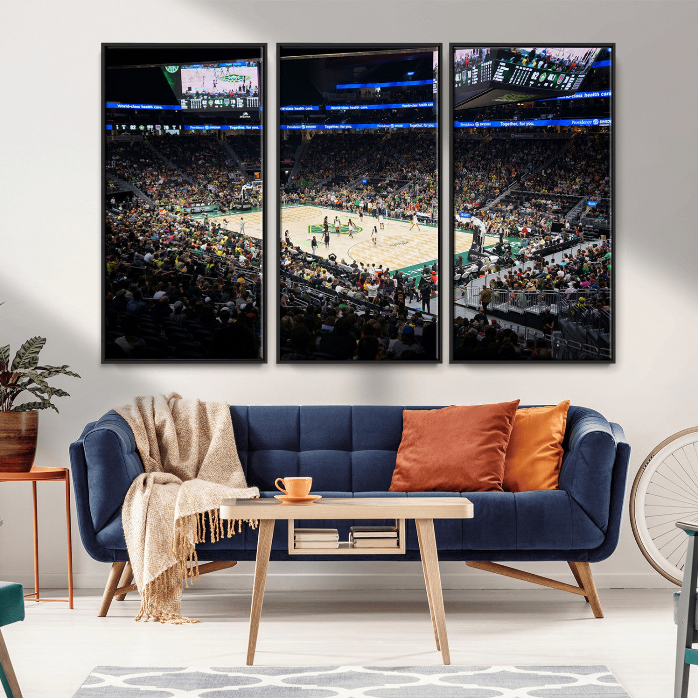 MGV-FC-48X32-3P - Climate Pledge Arena | Washington Seattle Kraken Hockey Stadium Wall Art | Canvas Print | Ready to