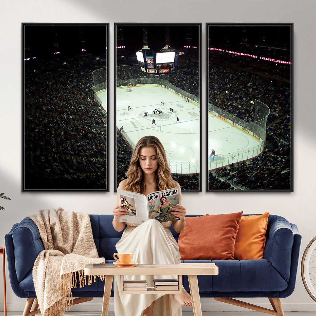 38823-MGV-CV-36X24 - Nationwide Arena Ohio Columbus Blue Jackets Hockey Stadium