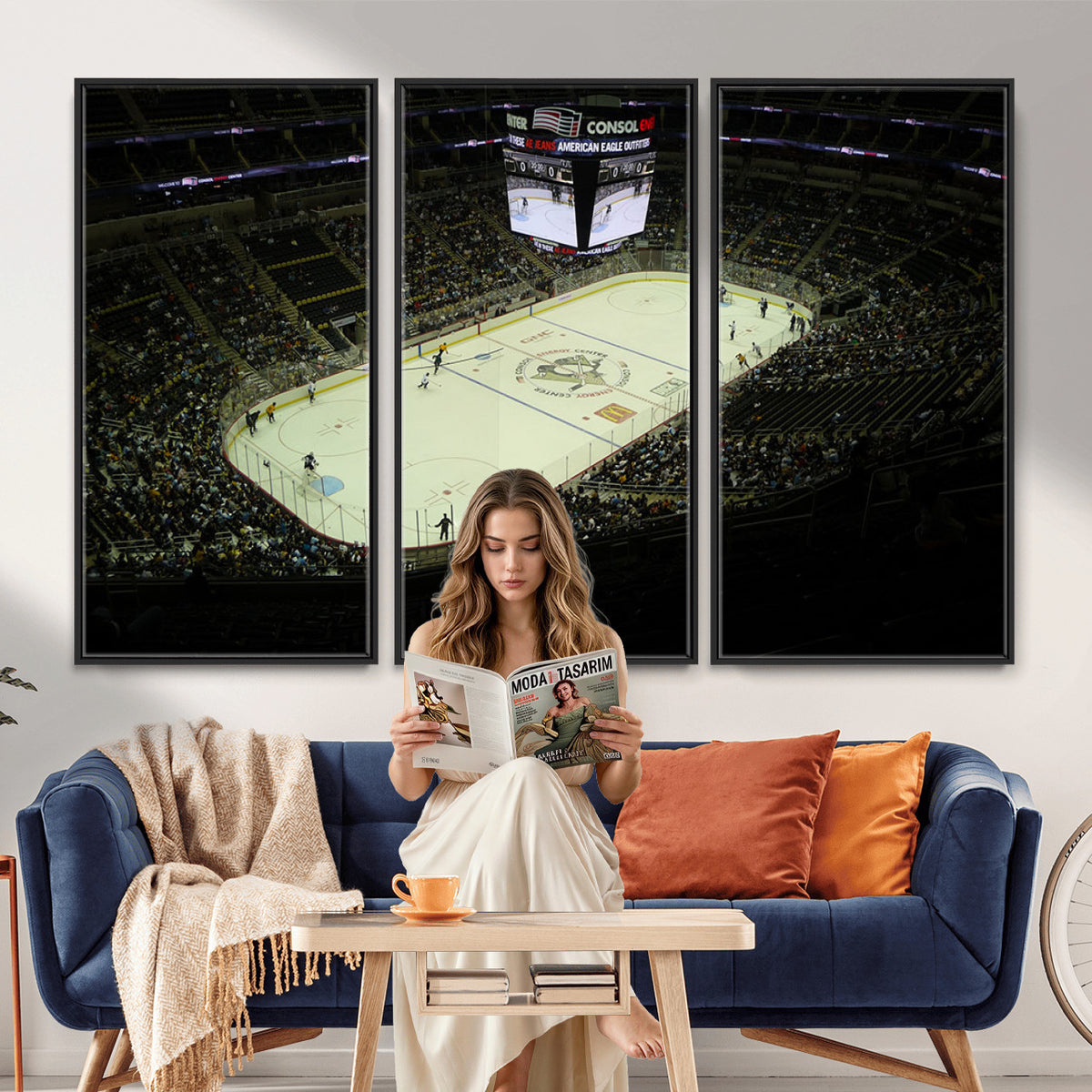 52168-MGV-CV-36X24 - PPG Paints Arena Pennsylvania Pittsburgh Penguins Hockey