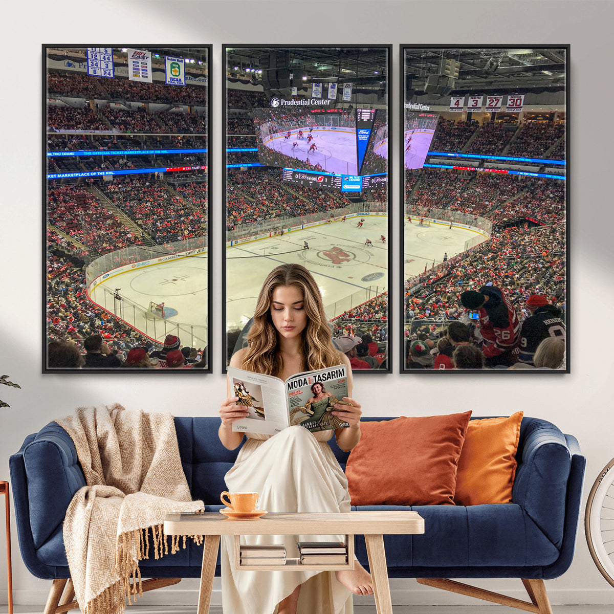 29638-MGV-CV-36X24 - Prudential Center Newark New Jersey Devils Hockey Stadium