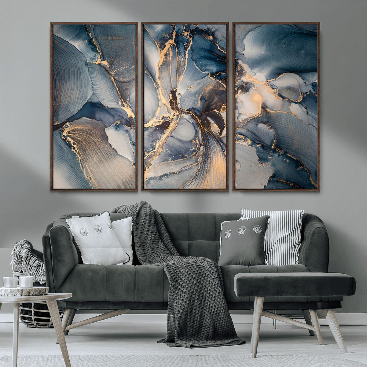 MGV-FC-48X32-3P - Abstract Wall Art Canvas Print for Modern Home Decor