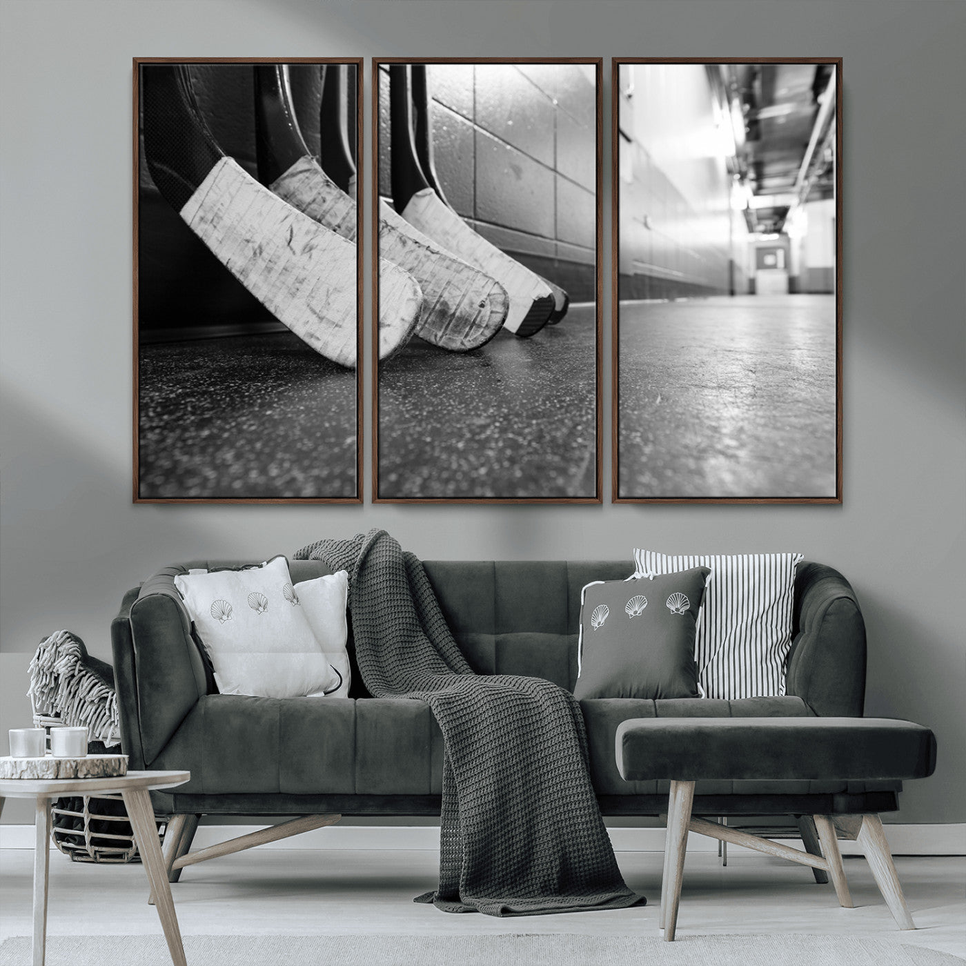 MGV-FC-48X32-3P - Ice Hockey Wall Art Canvas Print