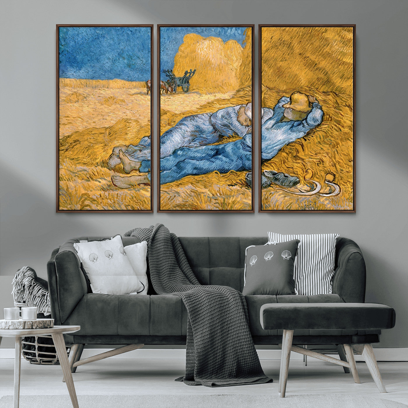 MGV-FC-48X32-3P - Master Artist Vincent Van Gogh Nature Wilderness Illustrs Fine Art Canvas Print