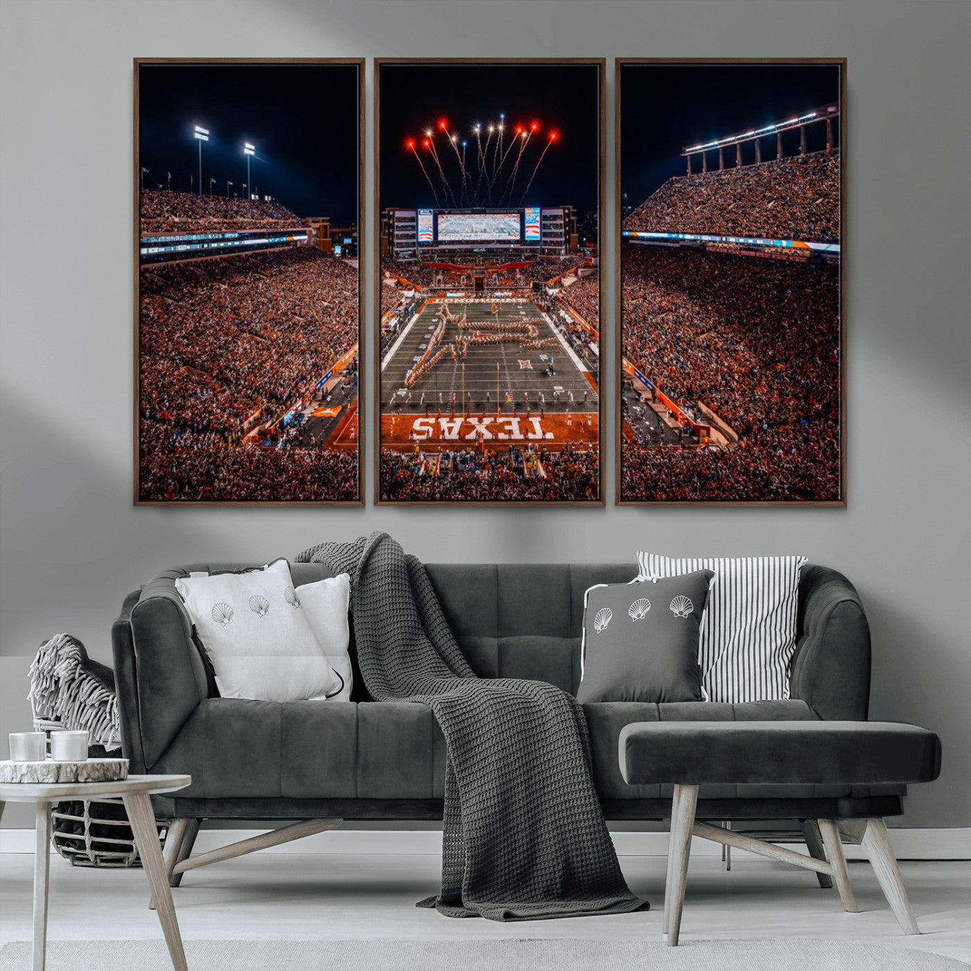 MGV-FC-48X32-3P - Texas Memorial Stadium Wall Art Canvas Print