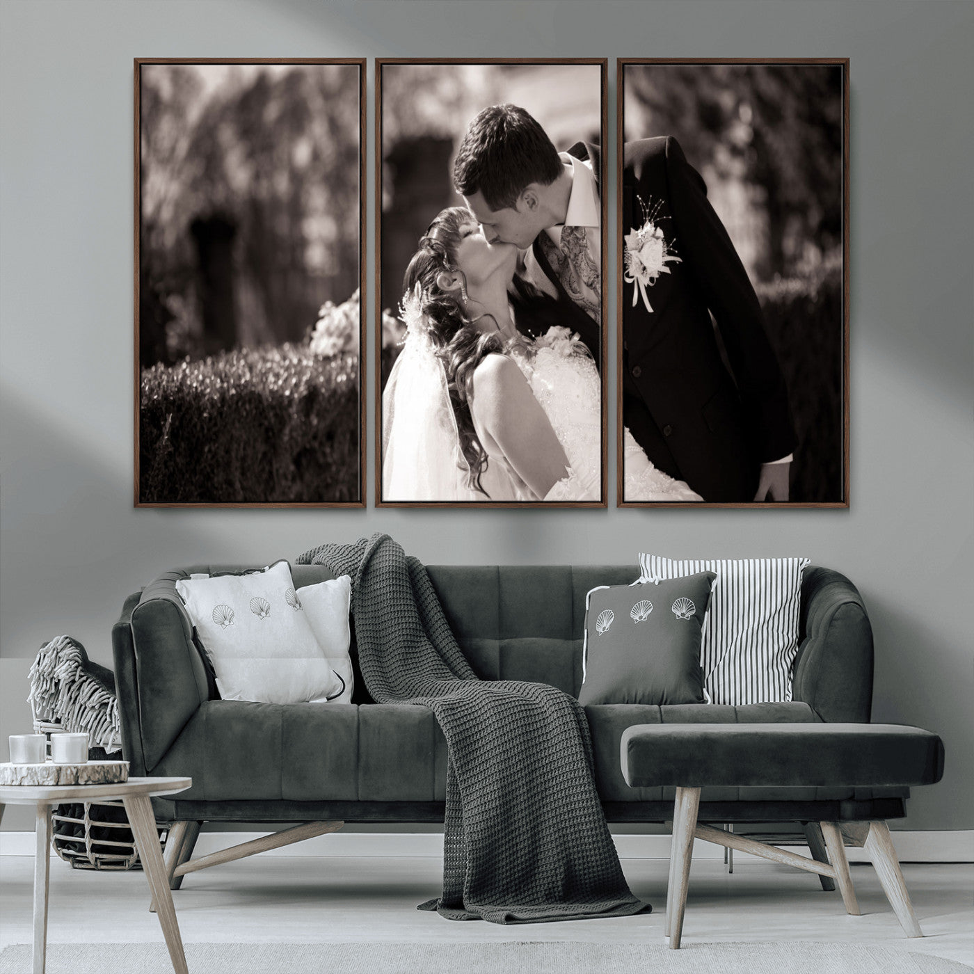 MGV-FC-48X32-3P - Create Your Own Photo Canvas Print - Personalized Wall Art for Home Decor Wall Art Print, Create