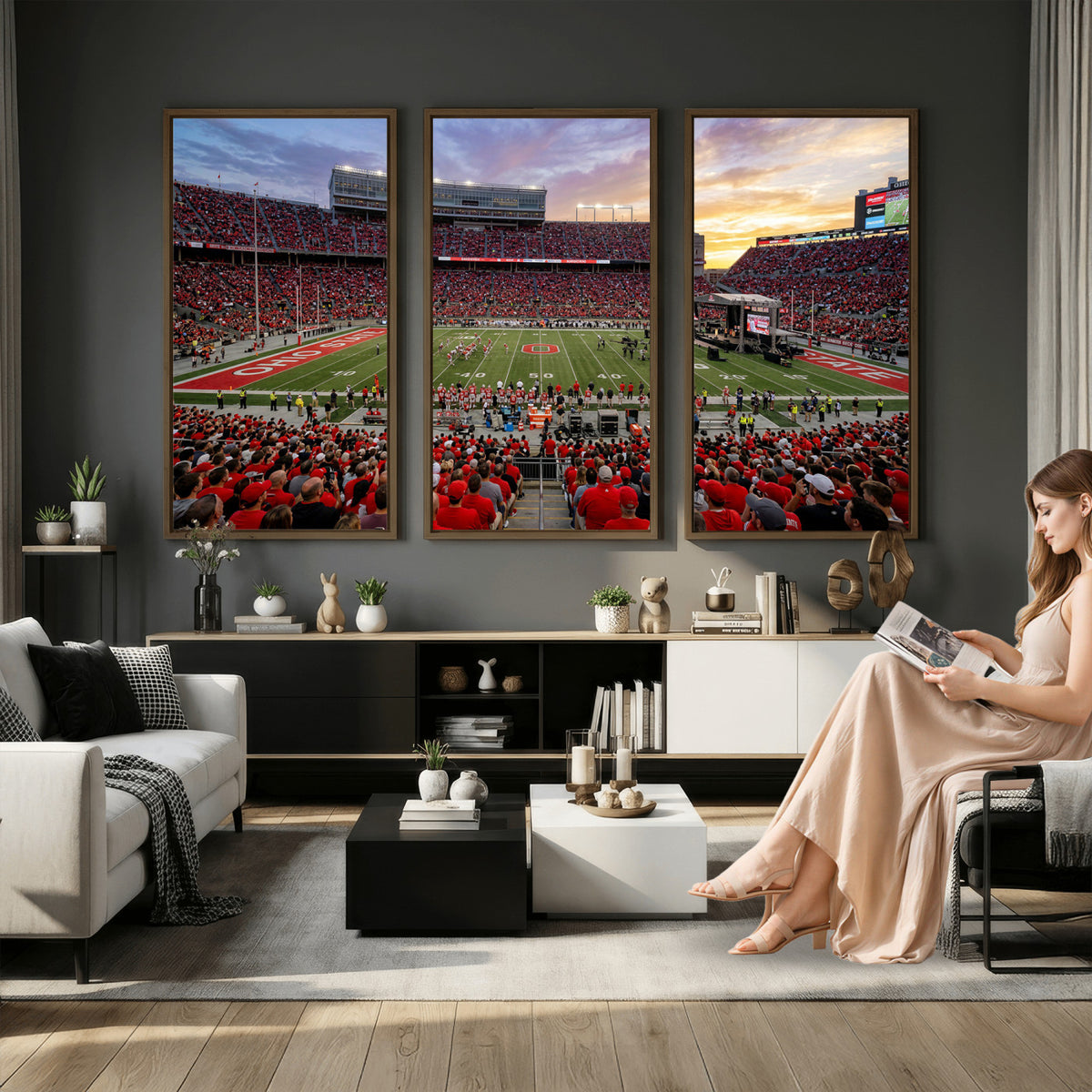 23196993-MGV-CV-36X24 - Stadium Wall Art Canvas Print