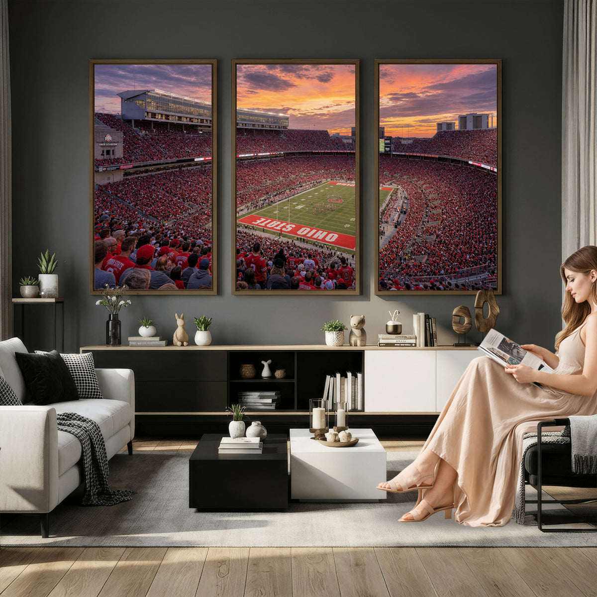 95137596-MGV-CV-36X24 - Stadium Wall Art Canvas Print