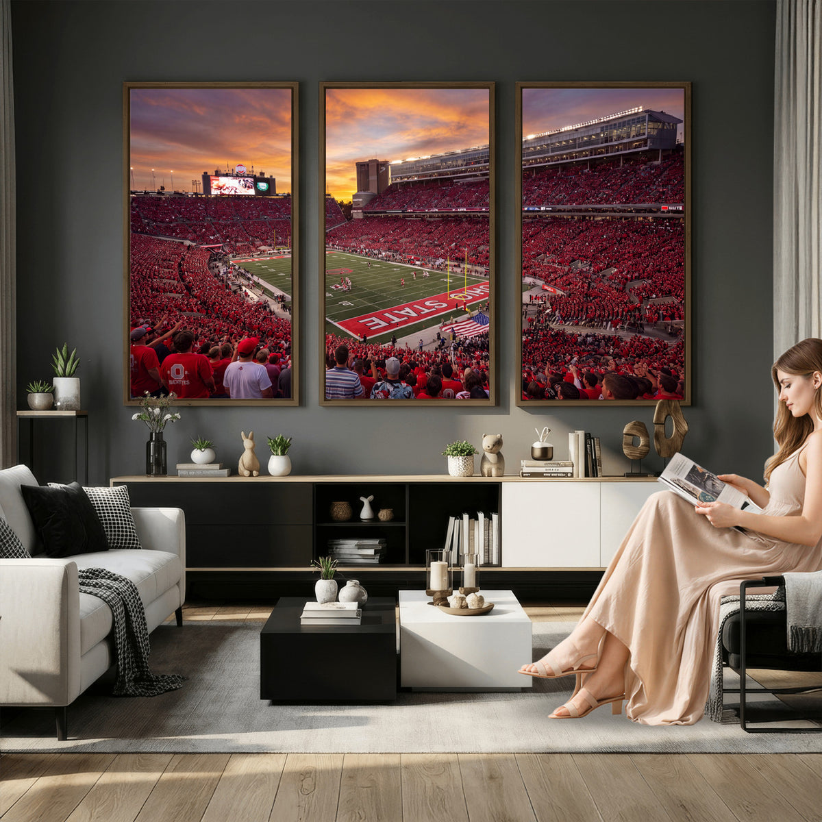 36125328-MGV-CV-36X24 - Stadium Wall Art Canvas Print
