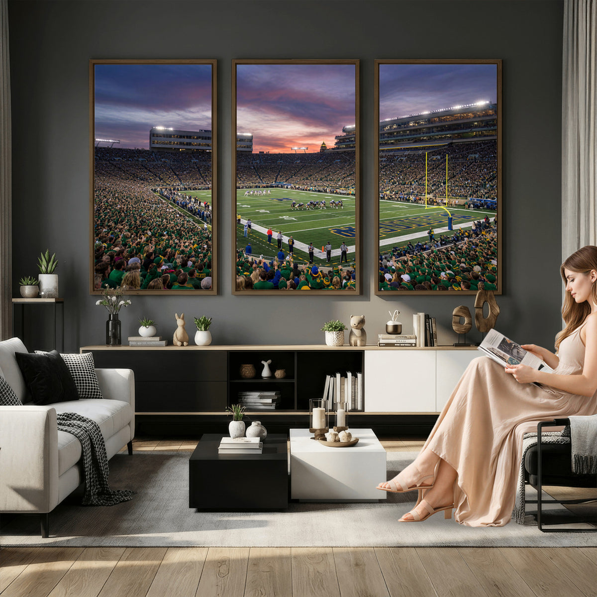 34836892-MGV-CV-36X24 - Stadium Wall Art Canvas Print