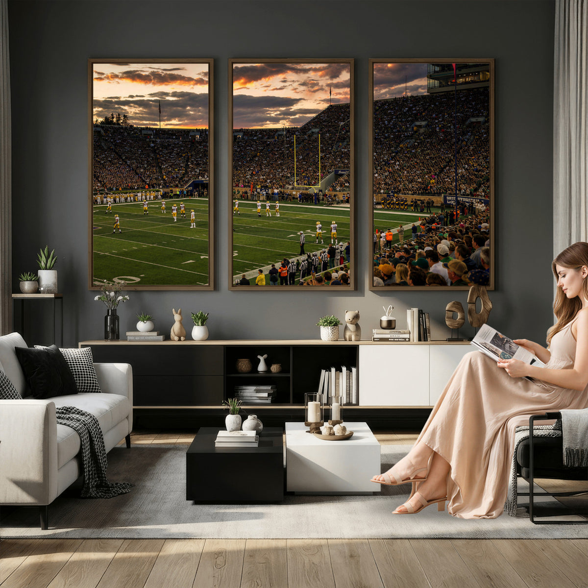 17703678-MGV-CV-36X24 - Stadium Wall Art Canvas Print