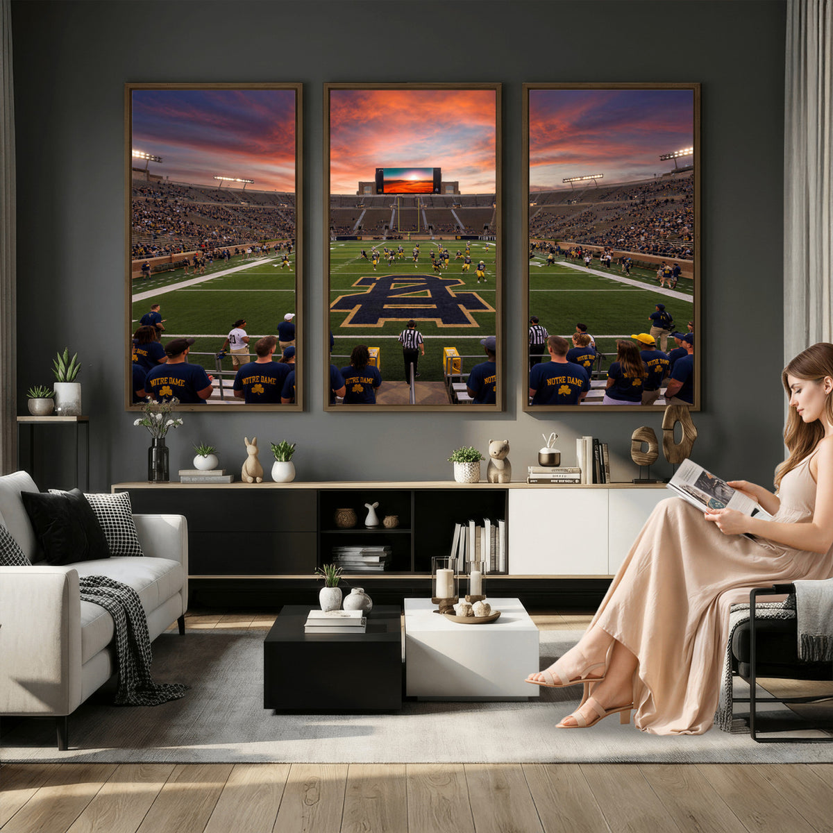 75411323-MGV-CV-36X24 - Stadium Wall Art Canvas Print
