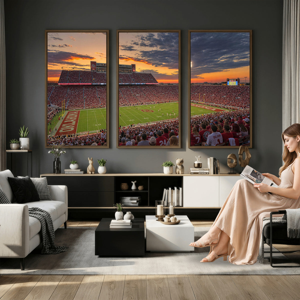 75444407-MGV-CV-36X24 - Stadium Wall Art Canvas Print