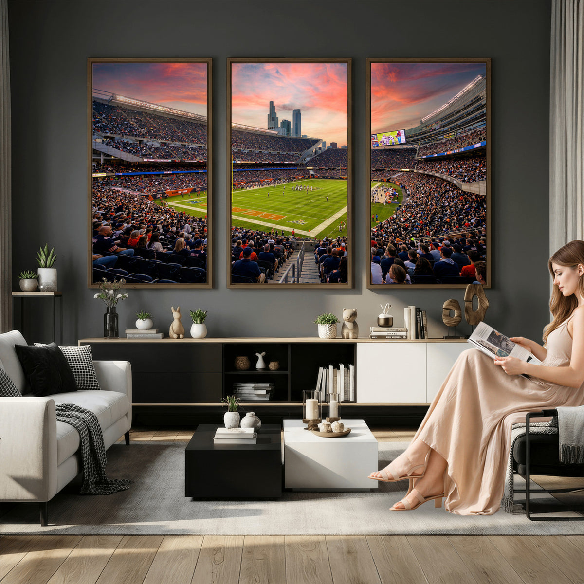 15295996-MGV-CV-36X24 - Stadium Wall Art Canvas Print