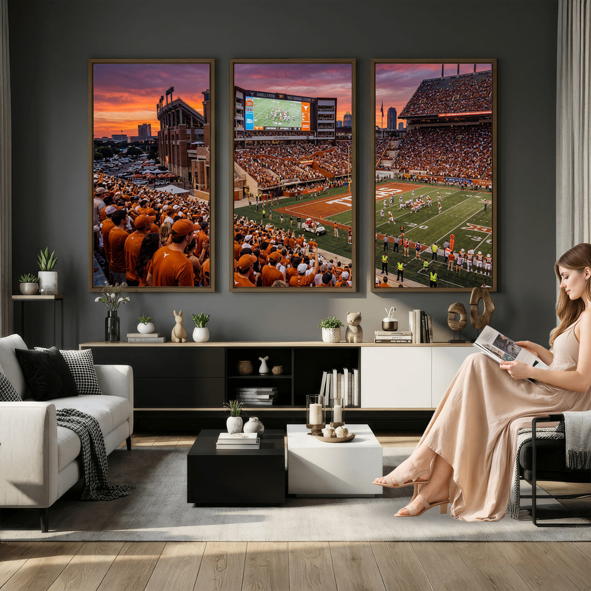 23743181-MGV-CV-36X24 - Stadium Wall Art Canvas Print